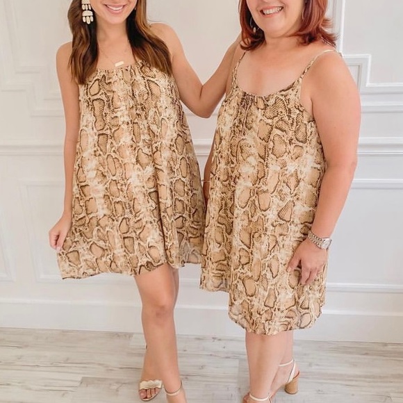 Dresses & Skirts - Boutique Snake Skin Dress